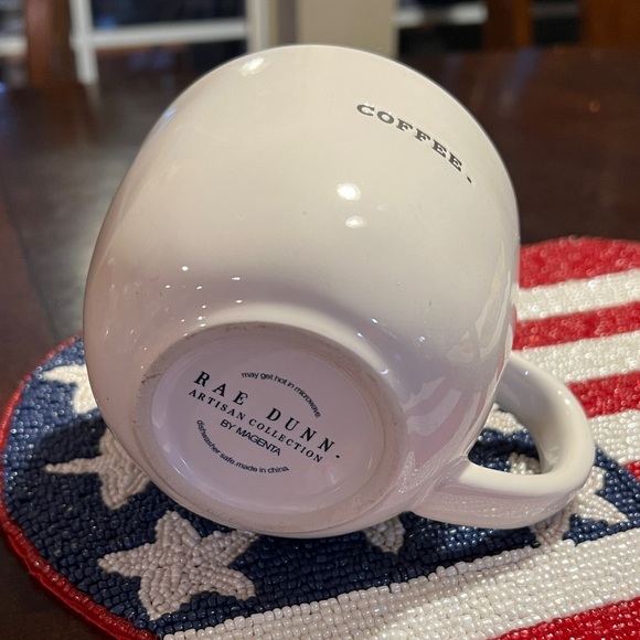 Rae Dunn COFFEE Coffee Mug Cup Typewriter Font Artisan Collection by Magenta - Picture 2 of 2